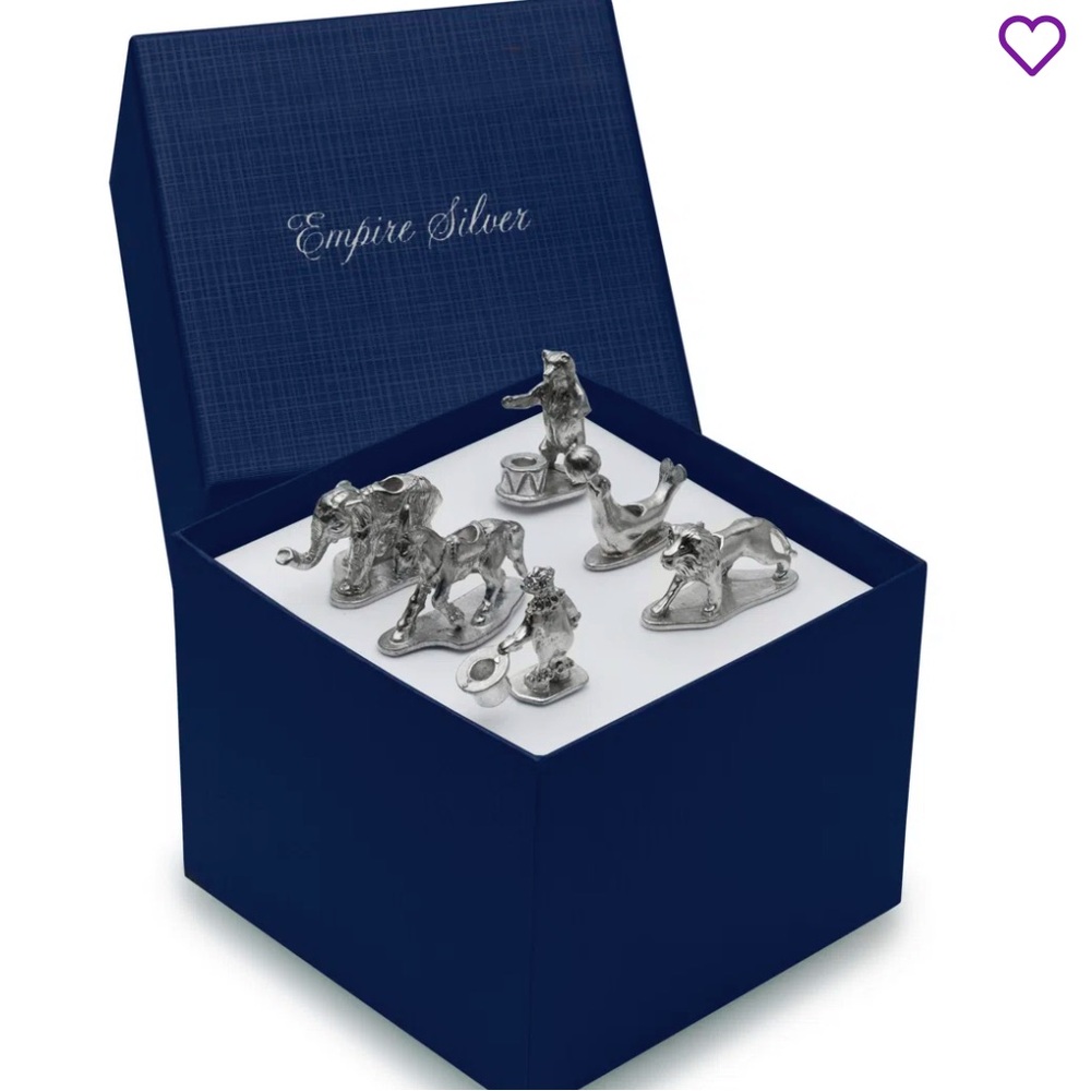 Empire Silver new silver circus candleholders